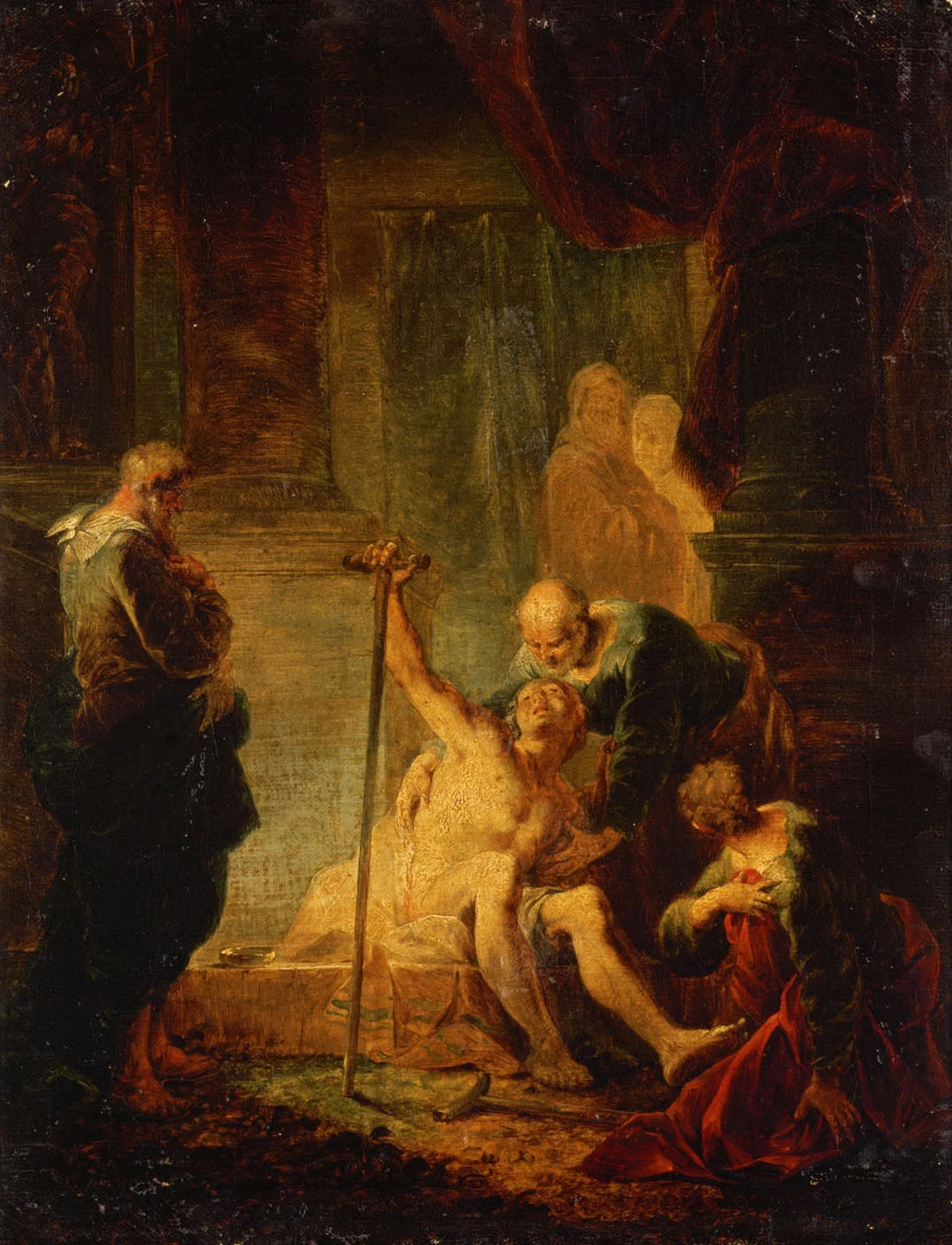 Pietro e Giovanni guariscono lo storpio nel tempio - Kunsthistorisches Museum, Vienna 1